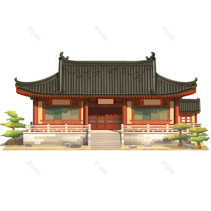 传统图片,百合元素,中式花纹PNG,中式免抠素材